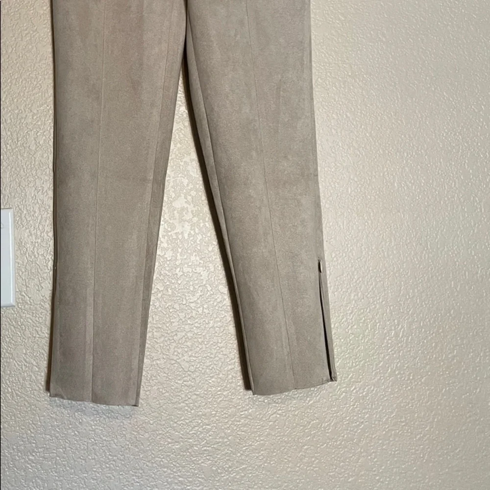 NWOT ZARA FAUX SUEDE LEGGINGS - Picture 6 of 7